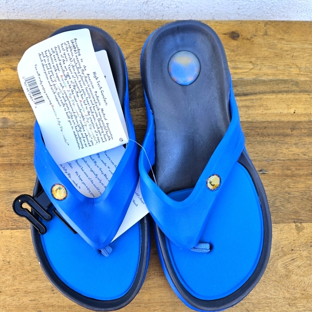 Hawaiian Jellys Ultra Comfort Aouli Sry  Unisex  Sandals Men's Size 8 - Picture 12 of 16